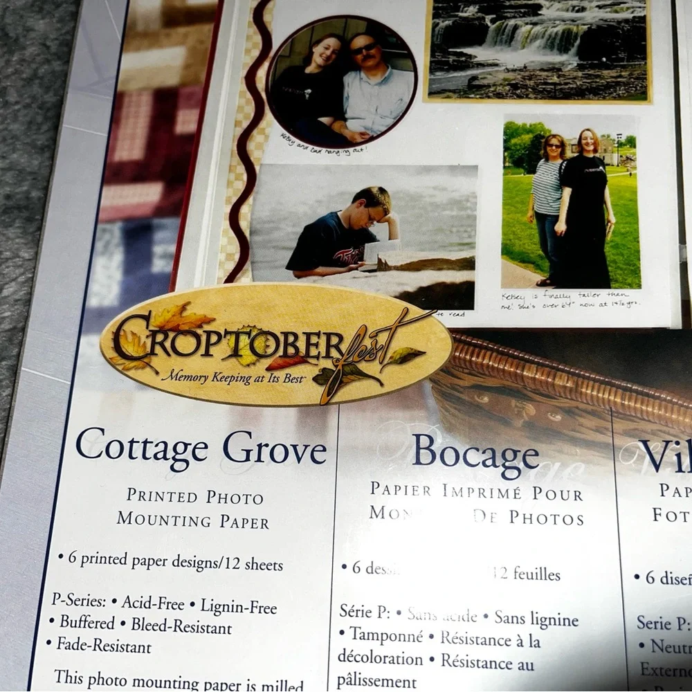 2004 Creative Memories Croptoberfest COTTAGE GROVE 6 Designs